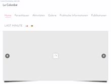 Tablet Screenshot of lecolombie.eu